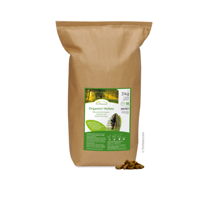 Orgamin-Pellets - Mineralreiche Kräuter & Gemüse 3 kg