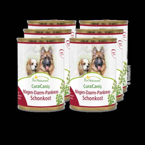 CuraCanis Magen-Darm-Pankreas Schonkost (6x400 g)