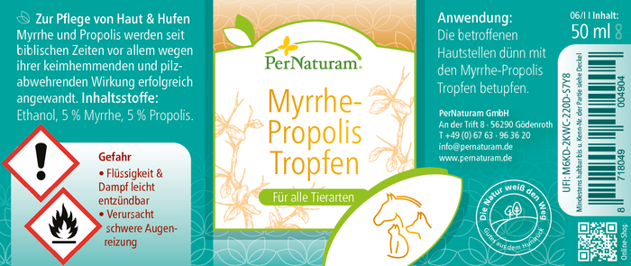 Myrrhe-Propolis-Tropfen ( 50 ml )