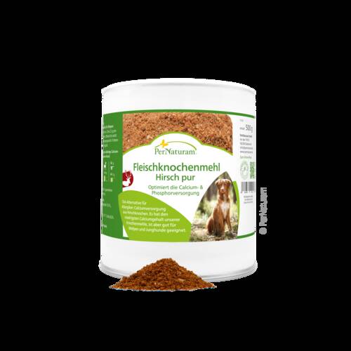 Fleischknochenmehl Hirsch pur