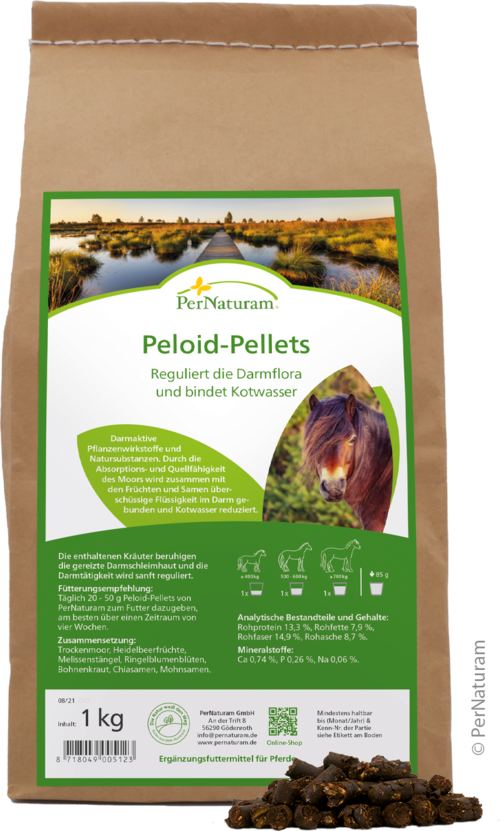 Peloid-Pellets - DarmRegeneration