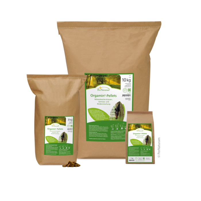 Orgamin-Pellets - Mineralreiche Kräuter & Gemüse