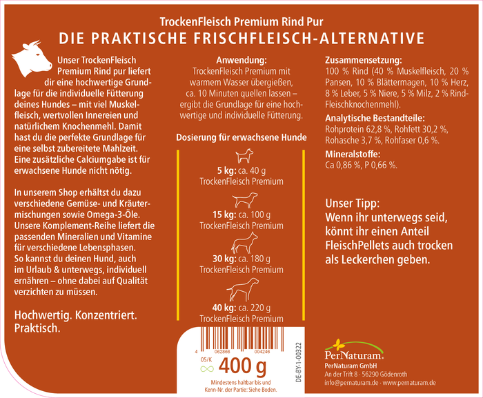 320530 PN H E TrockenFleisch Rind 400 g RS 170x140 mm 05 2026 Shop Ansicht