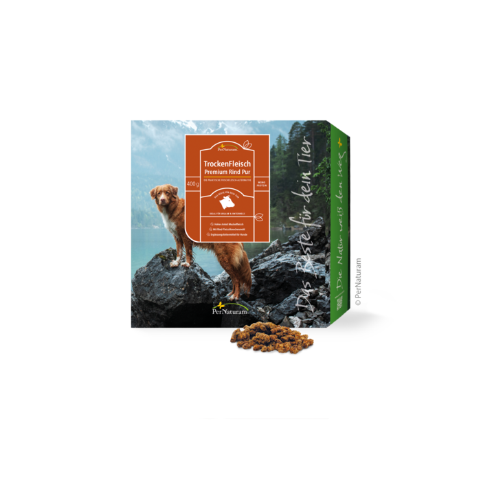 TrockenFleisch Premium Rind pur 400 g