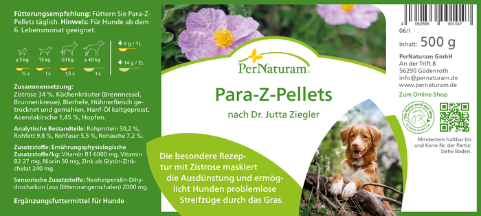 Para-Z-Pellets nach Dr. Jutta Ziegler