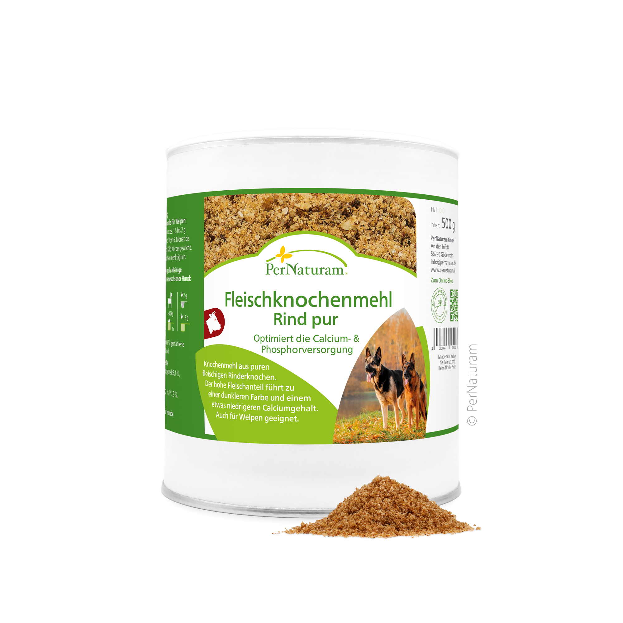 Fleischknochenmehl Rind pur